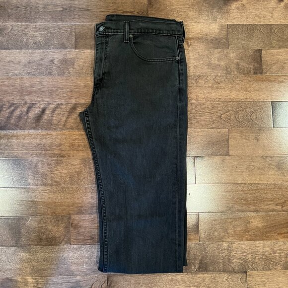 Levi’s 559 Relaxed Straight Jeans Black Denim Men’s W36 L34 Made in Colombia - Picture 3 of 8